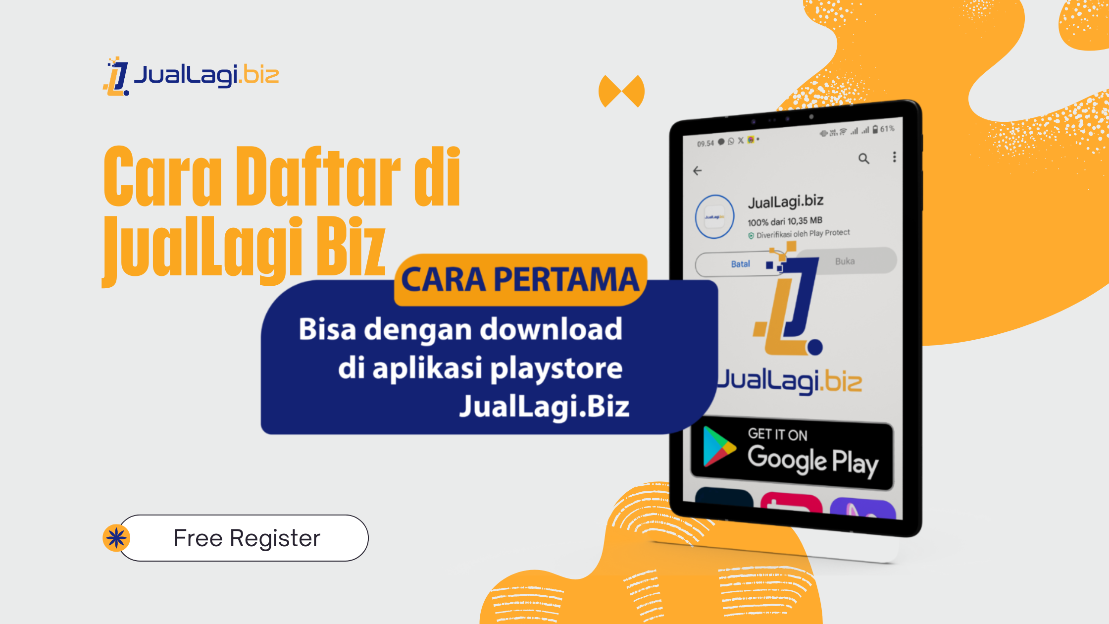 Cara Daftar di JualLagi Biz 1