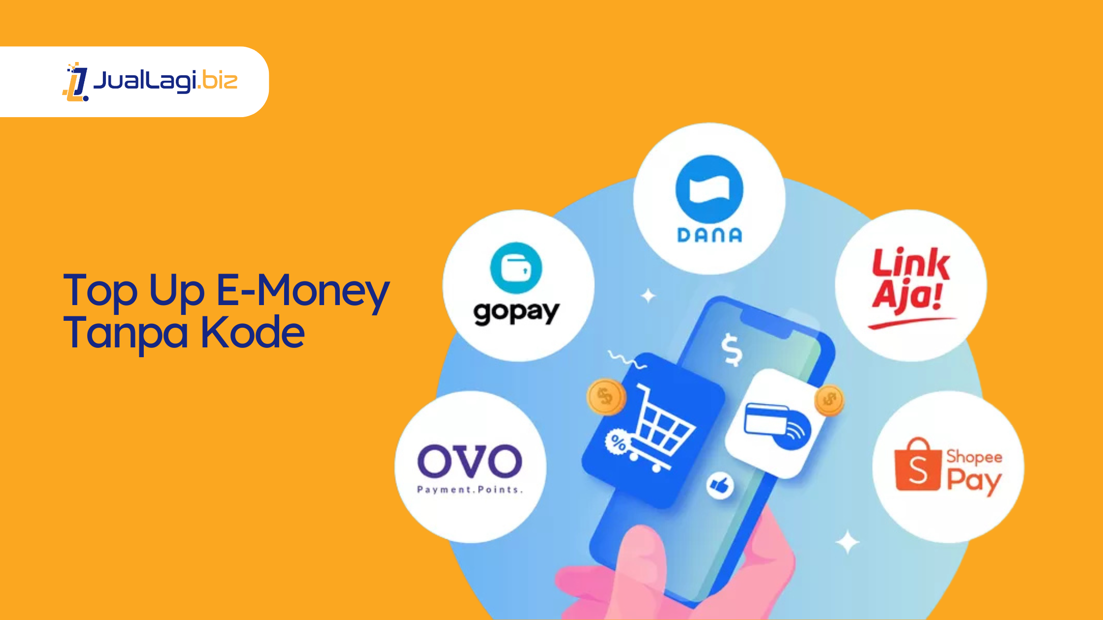 TopUp Saldo ShopeePay, DANA, OVO, GoPay, LinkAja, Gojek Tanpa Kode - Begini Caranya